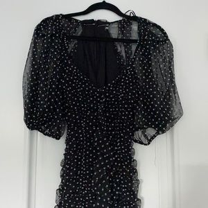 Zara polka dot body con